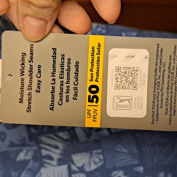 PGA Tour mens L tee ptp 23" length 30 - Picture 5 of 6